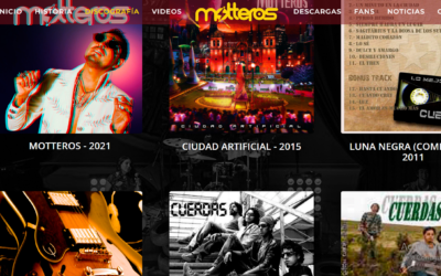 Motteros lanza su portal web y desempolva 6 discografías Escúchalo!!